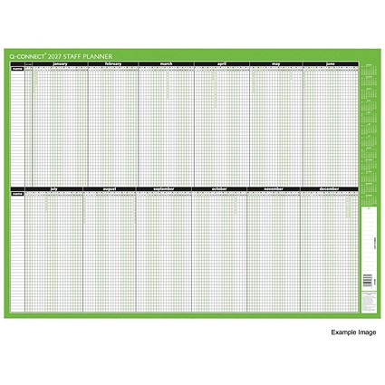 Q-Connect Staff Planner Unmounted 2027