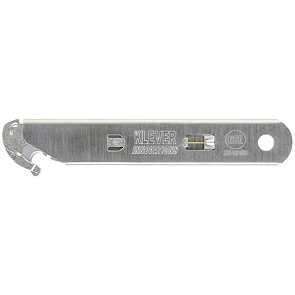 Klever Ks Series Stainless Steel Wide Mouth Safety Cutter, Pack of 5