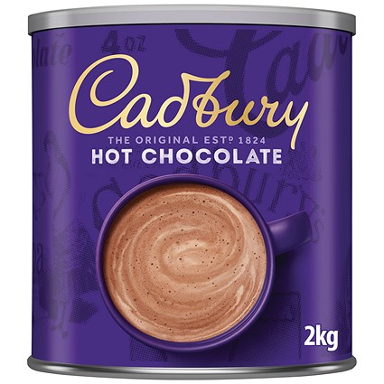 Cadbury Hot Chocolate Powder Original Drinking Tub, 2kg