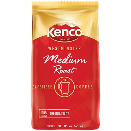 Kenco Westminster Medium Roast Ground Cafetiere Coffee, 1kg