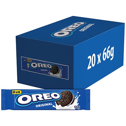 Oreo Original x6 Biscuits 66g (Pack of 20)