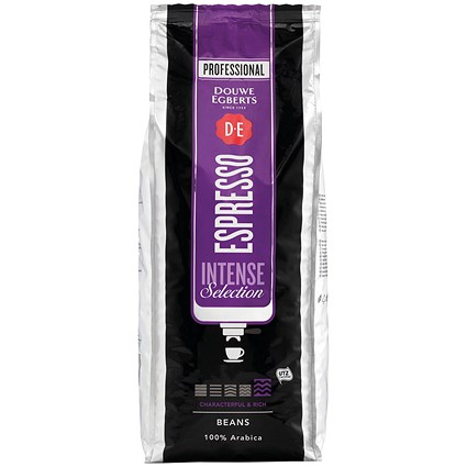 Douwe Egberts Espresso Intense Selection Coffee Beans, 1kg