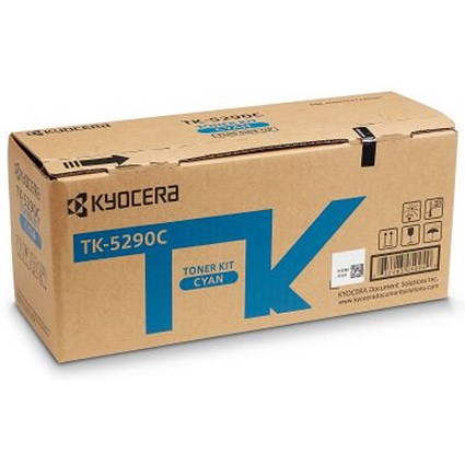 Kyocera TK5290C Cyan Toner Cartridge 13k pages - 1T02TXCNL0