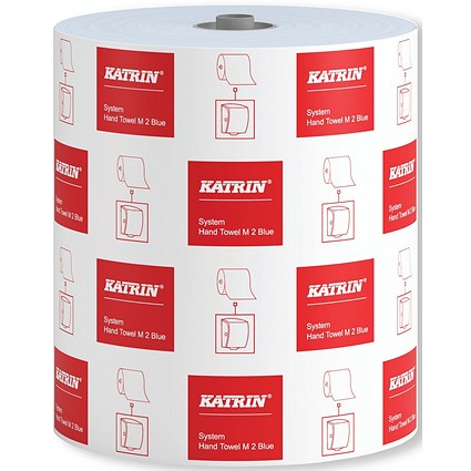 Katrin Paper Towel Roll 2-Ply Medium Blue Pack of 6 98514