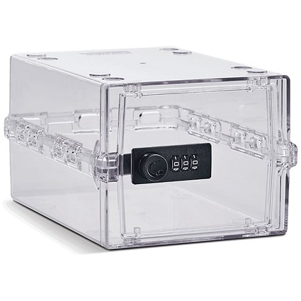 Lockabox Mini Storage Box 3 Litres Crystal Mncr