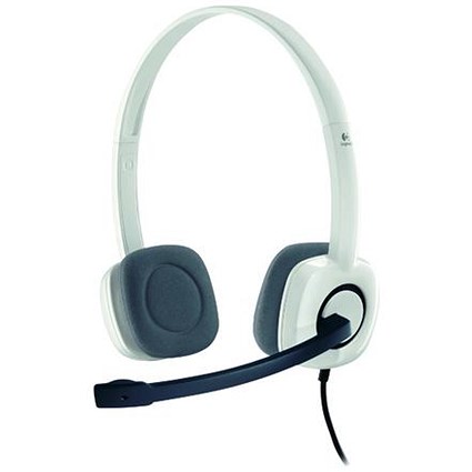 Logitech H150 Stereo Headset White 981-000350