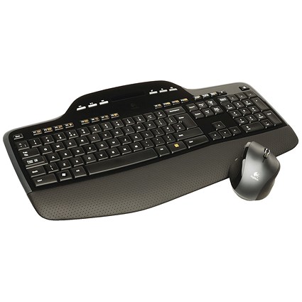 Logitech MK710 Keyboard and Mouse Set, Wireless, Black