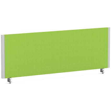 Impulse Evolve Plus Bench Screen, 1200 x 400mm, Silver Frame, Myrrh Green
