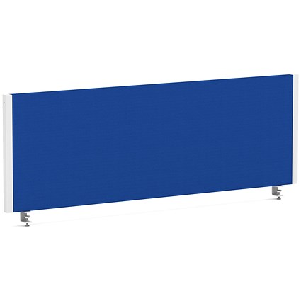 Impulse Evolve Plus Bench Screen, 1200 x 400mm, White Frame, Stevia Blue