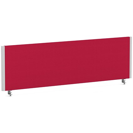 Impulse Evolve Plus Bench Screen, 1400 x 400mm, Black Frame, Bergamot Cherry
