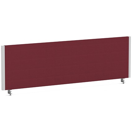 Impulse Evolve Plus Bench Screen, 1400 x 400mm, Silver Frame, Ginseng Chilli