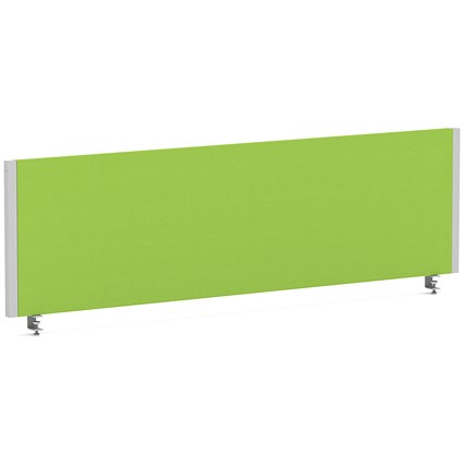 Impulse Evolve Plus Bench Screen, 1400 x 400mm, Silver Frame, Myrrh Green