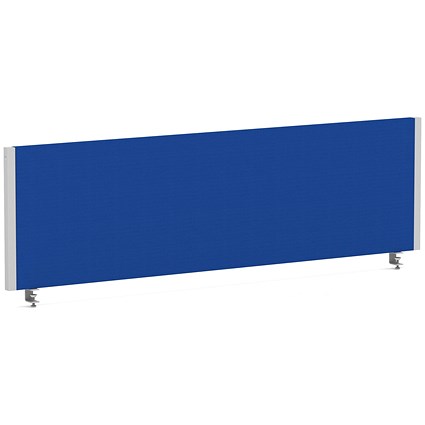 Impulse Evolve Plus Bench Screen, 1400 x 400mm, Silver Frame, Stevia Blue