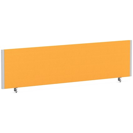 Impulse Evolve Plus Bench Screen, 1600 x 400mm, Silver Frame, Senna Yellow