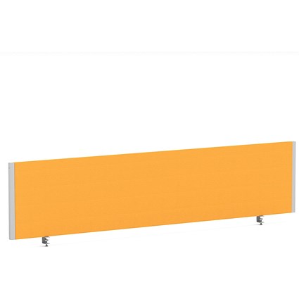 Impulse Evolve Plus Bench Screen, 1800 x 400mm, Silver Frame, Senna Yellow