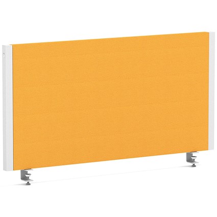 Impulse Evolve Plus Bench Screen, 800 x 400mm, White Frame, Senna Yellow