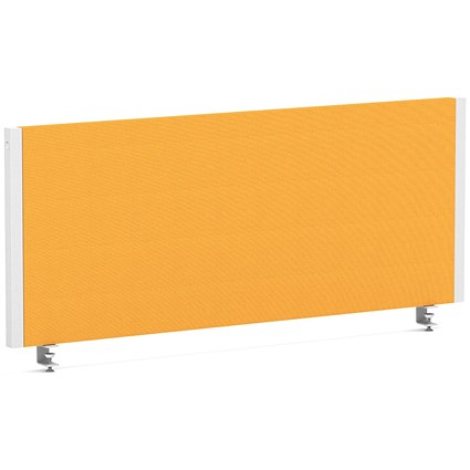 Impulse Evolve Plus Bench Screen, 1000 x 400mm, White Frame, Senna Yellow