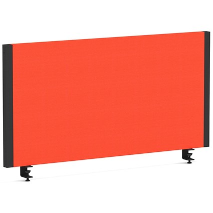 Impulse Evolve Plus Bench Screen, 800 x 400mm, Black Frame, Tabasco Orange