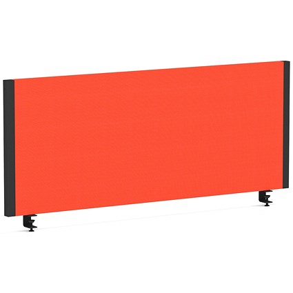Impulse Evolve Plus Bench Screen, 1000 x 400mm, Black Frame, Tabasco Orange