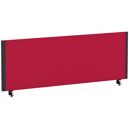 Impulse Evolve Plus Bench Screen, 1200 x 400mm, Black Frame, Bergamot Cherry