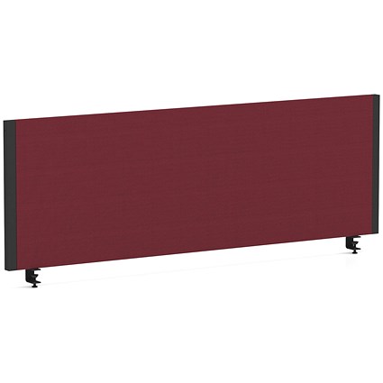 Impulse Evolve Plus Bench Screen, 1200 x 400mm, Black Frame, Ginseng Chilli