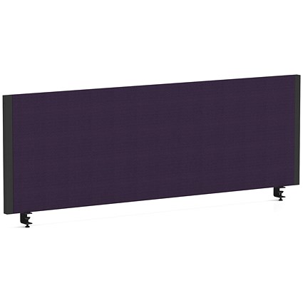 Impulse Evolve Plus Bench Screen, 1200 x 400mm, Black Frame, Tansy Purple