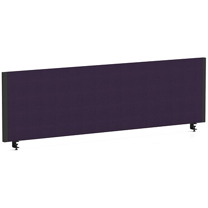 Impulse Evolve Plus Bench Screen, 1400 x 400mm, Black Frame, Tansy Purple
