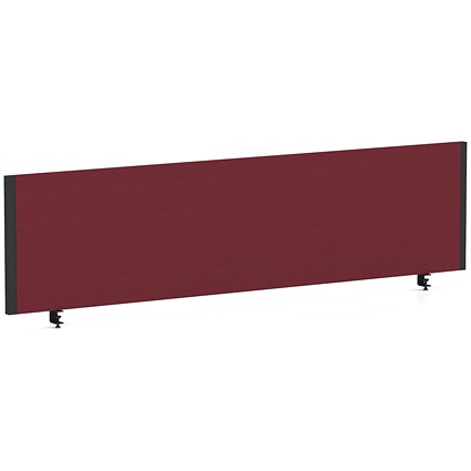 Impulse Evolve Plus Bench Screen, 1600 x 400mm, Black Frame, Ginseng Chilli