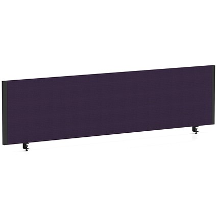 Impulse Evolve Plus Bench Screen, 1600 x 400mm, Black Frame, Tansy Purple