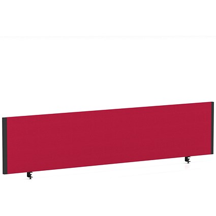 Impulse Evolve Plus Bench Screen, 1800 x 400mm, Black Frame, Bergamot Cherry