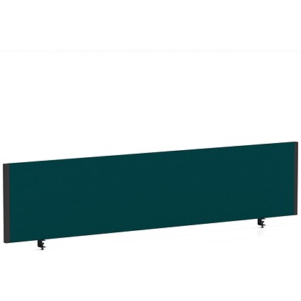 Impulse Evolve Plus Bench Screen, 1800 x 400mm, Black Frame, Maringa Teal
