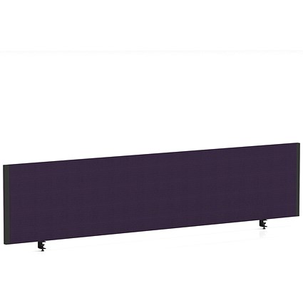 Impulse Evolve Plus Bench Screen, 1800 x 400mm, Black Frame, Tansy Purple