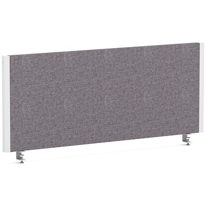 Impulse Evolve Plus Bench Screen, 1000 x 400mm, White Frame, Rivet Fuse