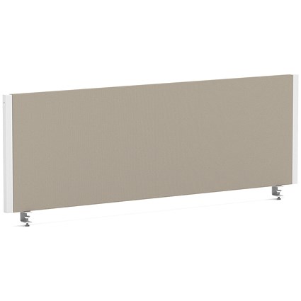 Impulse Evolve Plus Bench Screen, 1200 x 400mm, White Frame, Quest Salt