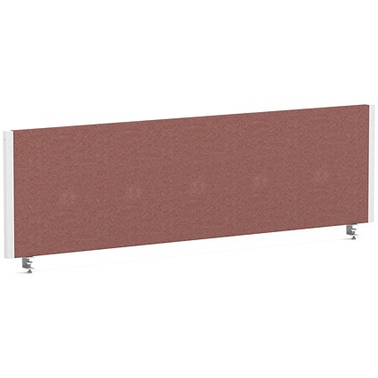 Impulse Evolve Plus Bench Screen, 1400 x 400mm, White Frame, Rivet Forge