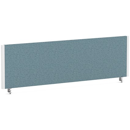Impulse Evolve Plus Bench Screen, 1400 x 400mm, White Frame, Rivet Quench