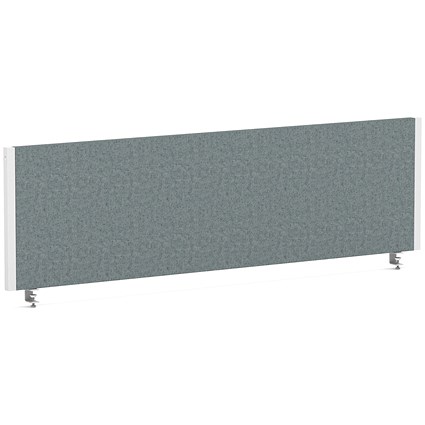 Impulse Evolve Plus Bench Screen, 1400 x 400mm, White Frame, Rivet Tensile