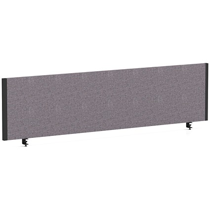 Impulse Evolve Plus Bench Screen, 1600 x 400mm, Black Frame, Rivet Fuse