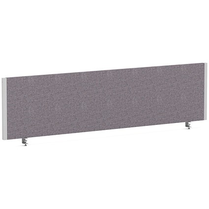 Impulse Evolve Plus Bench Screen, 1600 x 400mm, Silver Frame, Rivet Fuse