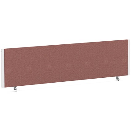 Impulse Evolve Plus Bench Screen, 1600 x 400mm, White Frame, Rivet Forge