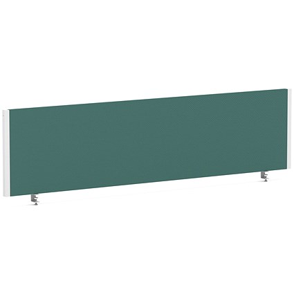 Impulse Evolve Plus Bench Screen, 1600 x 400mm, White Frame, Quest Kelp