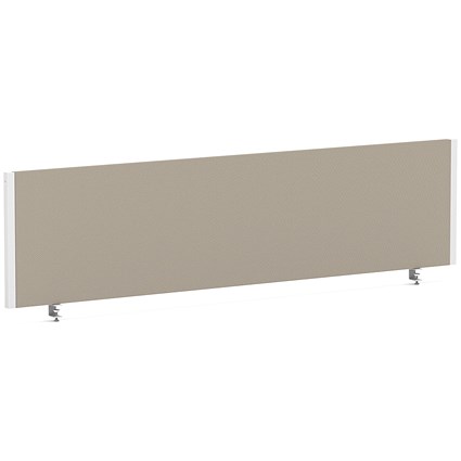 Impulse Evolve Plus Bench Screen, 1600 x 400mm, White Frame, Quest Salt