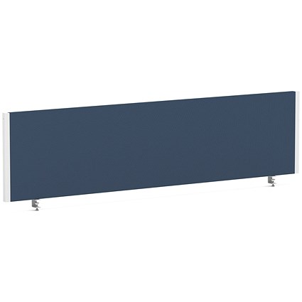 Impulse Evolve Plus Bench Screen, 1600 x 400mm, White Frame, Quest Whelk