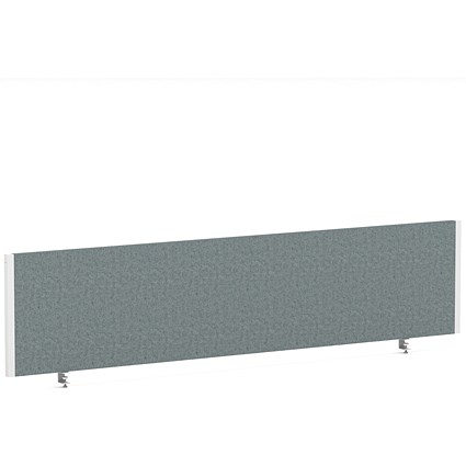 Impulse Evolve Plus Bench Screen, 1800 x 400mm, White Frame, Rivet Tensile