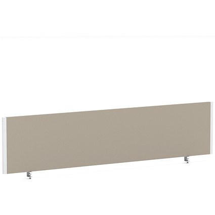 Impulse Evolve Plus Bench Screen, 1800 x 400mm, White Frame, Quest Salt