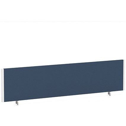 Impulse Evolve Plus Bench Screen, 1800 x 400mm, White Frame, Quest Whelk