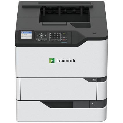 Lexmark MS821dn A4 Wired Mono Laser Printer, White