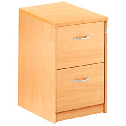 Momento Foolscap Filing Cabinet, 2-Drawer, Beech