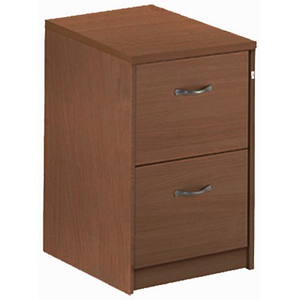 Momento Foolscap Filing Cabinet, 2-Drawer, Walnut