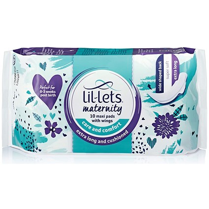 Lil-Lets Sanitary Extra Protection Maxi Pads, Pack of 30